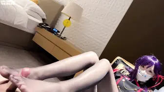 调教极品反差00后小萝莉卡哇伊清纯系嫩妹黑丝足交啪啪内射边玩边做人形小母狗