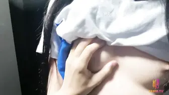 不见星空 偶遇逃课优等生在楼道自慰 公厕内打炮 大粗屌后入蜜臀无套内射(1)